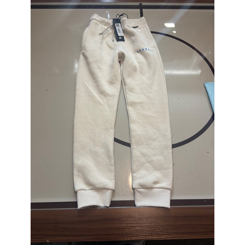 Sonneti  334 London Kids Fleece Joggers Off-White Gray Sweatpants XL NWT